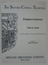 Dejo La Venda SAT choral sheet music cover